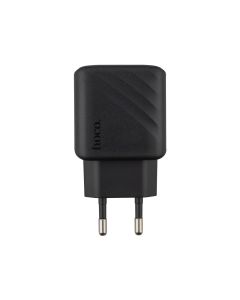 Зарядное устройство Hoco CS23A Sunlight (1 USB-C+1 USB) 30W Черный (Black)