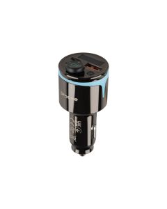 Fm-модулятор Proove Launcher Nexus 30W USB+Type-C Bluetooth Чорний (Black)