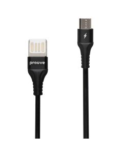 USB кабель Proove Double Way Weft Micro-USB 2.4A 1м Чёрный