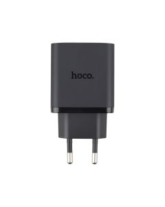 Зарядний пристрій Hoco N50 (1 USB + 2 USB-C) PD 45W Чорний (Black)