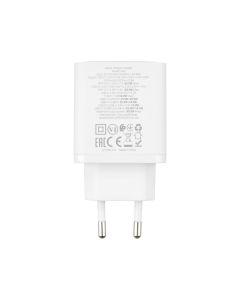 Зарядний пристрій Hoco N50 (1 USB + 2  USB-C) PD 45W Білий (White)