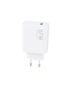 Зарядний пристрій Xiaomi Wall Charge 67W + кабель Type-C Білий (White)