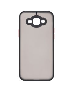 Чехол накладка для Samsung J7 (2015) Gingle Matte Case Черный (Black) P1
