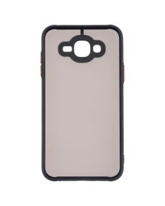 Чехол накладка для Samsung J7 (2015) Gingle Matte Case Черный (Black) P1