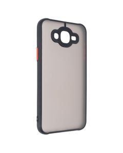 Чехол накладка для Samsung J7 (2015) Gingle Matte Case Черный (Black) P1