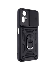Чехол-накладка для Xiaomi Redmi Note 12s Camshield Serge Ring Черный (Black)