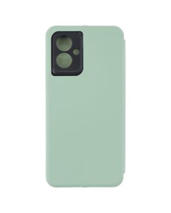 Чохол кейс для Motorola G55 Flip Чорний (Light Green) MakeFuture