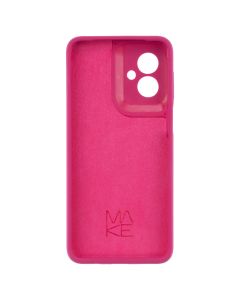 Чохол накладка для Motorola G55 Silicone MakeFuture Фіолетова (Twilight Purple)