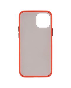 Чехол-накладка для iPhone 12/12 Pro Gingle Matte Case Красный (Красно-черный)