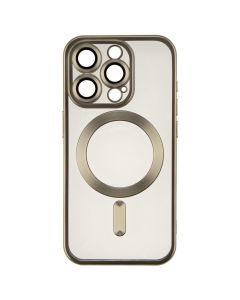 Чохол накладка для iPhone 15 Pro WAVE Metal Matte Case with Magnetic Ring MagSafe Біла (White Titanium)