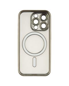Чохол накладка для iPhone 15 Pro WAVE Metal Matte Case with Magnetic Ring MagSafe Біла (White Titanium)