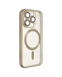 Чохол накладка для iPhone 15 Pro WAVE Metal Matte Case with Magnetic Ring MagSafe Біла (White Titanium)