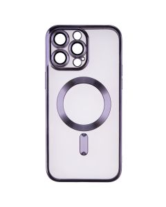 Чохол накладка для iPhone 14 Pro Max WAVE Metal Matte Case Magnetic Ring MagSafe Фіолетова (Purple)