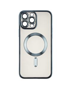 Чохол накладка для iPhone 13 Pro Max WAVE Metal Matte Case with Magnetic Ring MagSafe Синя (Sierra Blue)