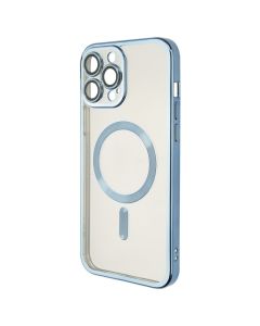 Чохол накладка для iPhone 13 Pro Max WAVE Metal Matte Case with Magnetic Ring MagSafe Синя (Sierra Blue)