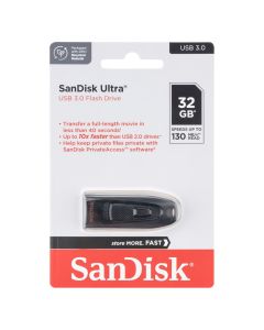 USB Флеш SanDisk Ultra USB 3.0 32Gb Чорна (Black)