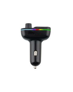 Fm-модулятор XO BCC-09 2USB/1Type-C 25W 3A Bluetooth Чорний (Black)