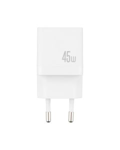 Зарядний пристрій XO CE09 (USB-C) QC&PD3.0 45W 3A Білий (White)
