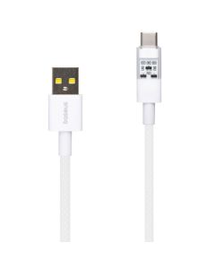 USB кабель Baseus Geм Fast-Charging Type-C 100W 2м Білий (White)