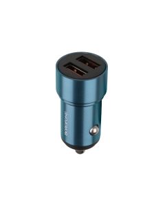 Автомобильное зарядное устройство Borofone BZ19 2USB Синий (Blue)
