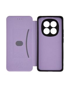 Футляр-кейс для Xiaomi Redmi Note 14 Pro 4G Flip Фіолетовий (Lilac) MakeFuture