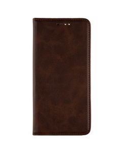 Чехол кейс для Tecno Spark Go 1/Pop 9/Go 2025 DM Book Case Leather Коричневый (темно-коричневый)