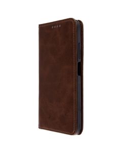 Чехол кейс для Tecno Spark Go 1/Pop 9/Go 2025 DM Book Case Leather Коричневый (темно-коричневый)