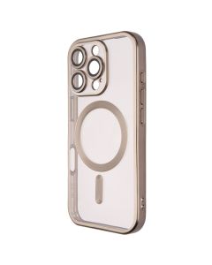 Чохол накладка для iPhone 16 Pro WAVE Metal Matte Case with Magnetic Ring Сіра (Natural Titanium)