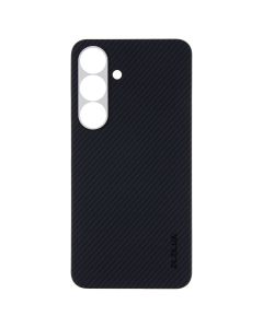 Чохол накладка для Samsung S25 Pitaka Ultra-Slim Case Чорна (Black/Grey Twill)