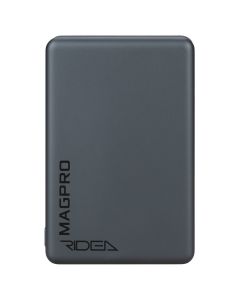 PowerBank 10000 mAh Ridea RP-M10 MAGPRO QC 20W, QI 15W with MagSafe Wireless Сірий (Grey)
