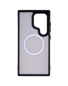 Чохол накладка для Samsung S24 Ultra WAVE Matte Insane MagSafe Чорна (Black)