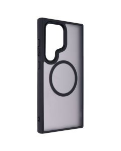 Чохол накладка для Samsung S24 Ultra WAVE Matte Insane MagSafe Чорна (Black)
