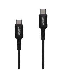 USB кабель Acefast C1-03 Type-C to Type-C 60W 1.2м Чорний (Black)