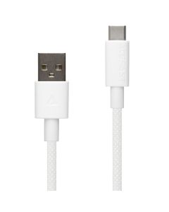 USB кабель Acefast C18-04 Braid Series Type-C 3A 1.2м Білий (White)