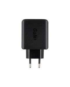 Зарядний пристрій Acefast A41 GaN (2 USB-C + 1 USB) PD 65W Чорний (Black)