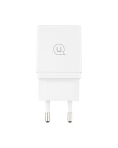 Зарядний пристрій Usams СС090 (2 USB) 2.1A + кабель Type-C Білий (White)