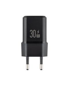 Зарядний пристрій Usams US-CC189 (1 USB-C + 1 USB) QC&PD3.0 30W Чорний (Black)