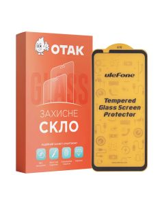 Захисне скло для Ulefone Armor 24 3D Чорне (Black)