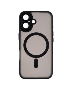 Чехол-накладка для iPhone 16 Lens Matte MagSafe Черный (Black)