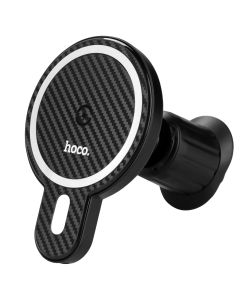 Автотримач Hoco CA85 15W з бездротовою зарядкою Чорний (Black)