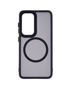 Чехол накладка для Samsung S23 WAVE Matte Insane MagSafe Чёрный (Black)