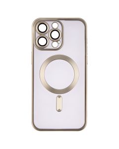 Чохол накладка для iPhone 15 Pro Max WAVE Metal Matte Case with Magnetic Ring Жовта (Yellow)