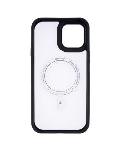 Чехол накладка для iPhone 12 Pro Max Proove Blur Case MagSafe Чёрный (Black)