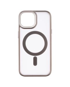 Чехол-накладка для iPhone 15 Proove Blur Case MagSafe Серый (Натуральный титан)