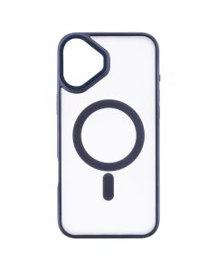 Чехол накладка для iPhone 16 Plus Proove Blur Case MagSafe Синий (Полуночный синий)