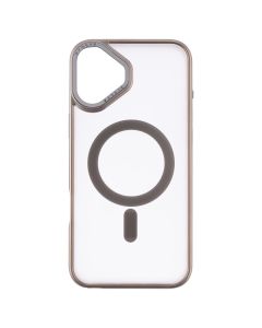 Чехол накладка для iPhone 16 Plus Proove Blur Case MagSafe Серый (Natural Titanium)
