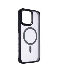 Чехол накладка для iPhone 14 Pro Max Proove Clear Essence Case MagSafe Черный (Black)