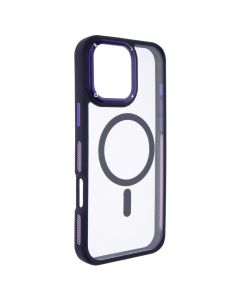 Чехол-накладка для iPhone 16 Pro Max Proove Clear Essence Case MagSafe Фиолетовый (Deep Purple)