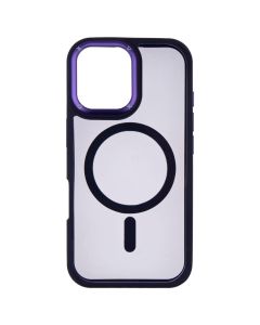 Чехол накладка для iPhone 16 Proove Clear Essence Case MagSafe Фиолетовый (Deep Purple)