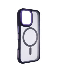 Чехол накладка для iPhone 16 Proove Clear Essence Case MagSafe Фиолетовый (Deep Purple)
